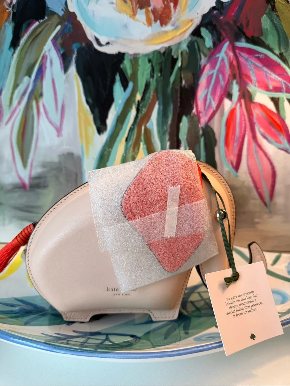 NWT Kate Spade Novelty tiny elephant crossbody Pink